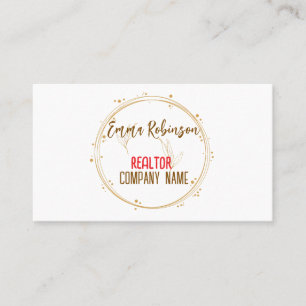 Custom Minimalist Simple Personalized Profession Business Card