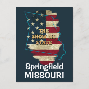 Custom Missouri State Holiday Postcard