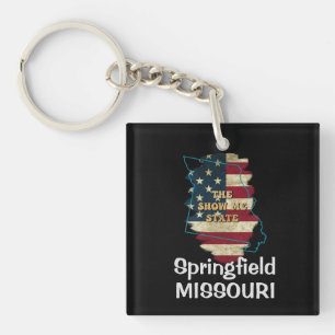 Custom Missouri State  Keychain