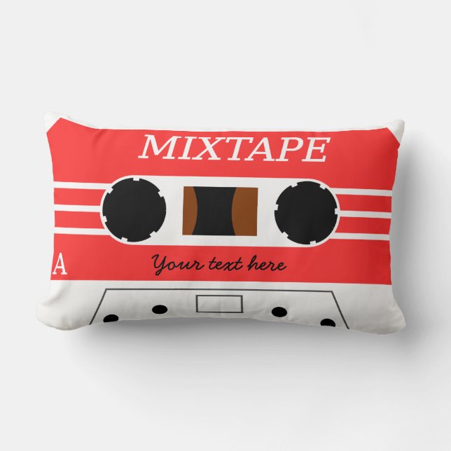 Custom MixTape Pillow (Front)