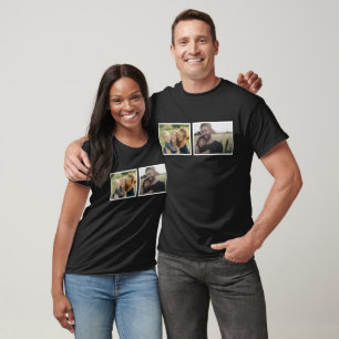 Custom Modern 2 photo collage T-Shirt