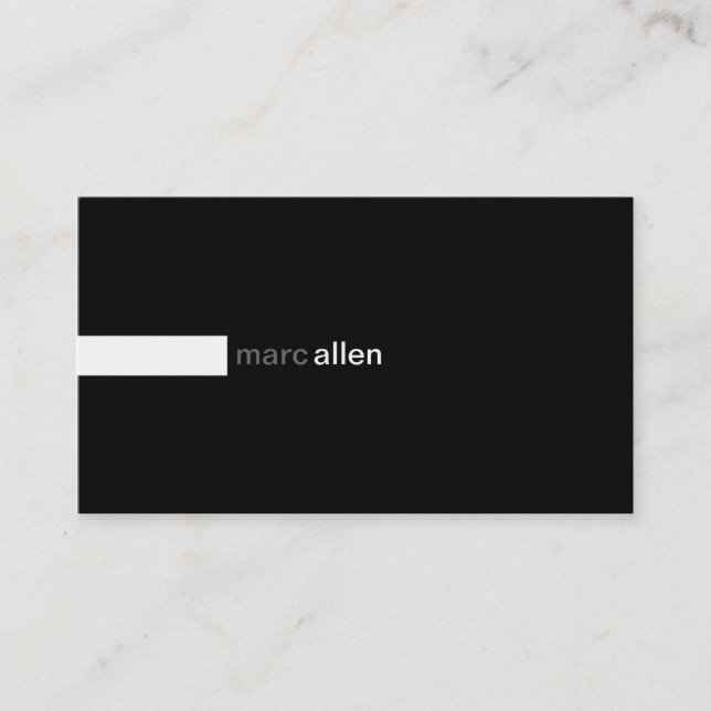 Custom Modern 519e Business Card (Front)