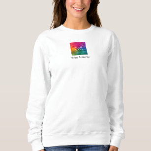 Custom Modern Business Company Logo Bulk Women's Sweatshirt