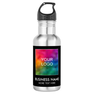 Custom Modern Business Logo Simple Template Best 532 Ml Water Bottle