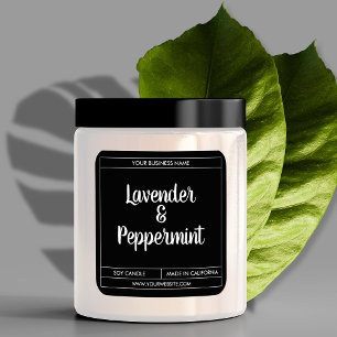 Custom Modern Candle Product Label Design