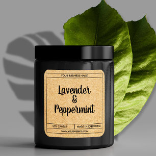 Custom Modern Candle Product Label Design