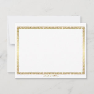 Custom Modern chic minimalist personalized Card
