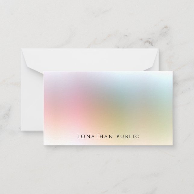 Custom Modern Colourful Template Elegant Simple (Front)