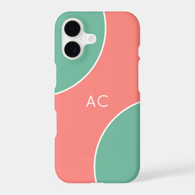 Custom Modern Coral Minimalist (Back)