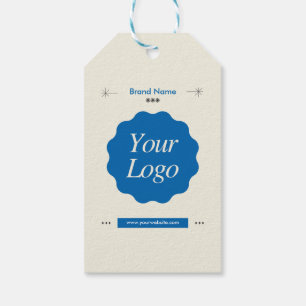 Custom Modern Corporate Business Brand Logo Gift Tags
