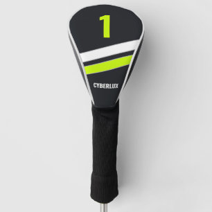 Custom Modern Cyber Retro Golf Driver Headcover