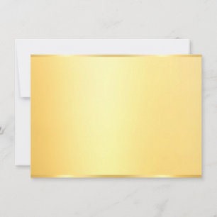 Custom Modern Elegant Faux Gold Blank Template