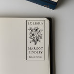 Custom Modern Elegant Floral Ex Libris Bookplate Self-inking Stamp<br><div class="desc">Create your own Custom Modern Elegant Floral Ex Libris Bookplate self-inking stamp.</div>