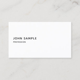 Custom Modern Elegant Professional Minimalist Business Card