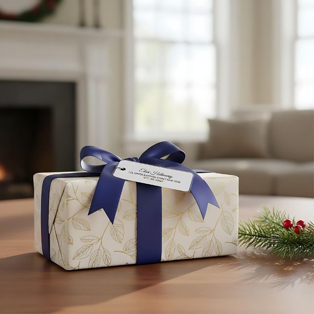 Custom modern elegant return address label (Creator Uploaded)