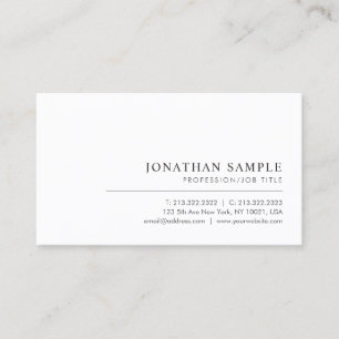 Custom Modern Elegant Simple Professional Template Business Card