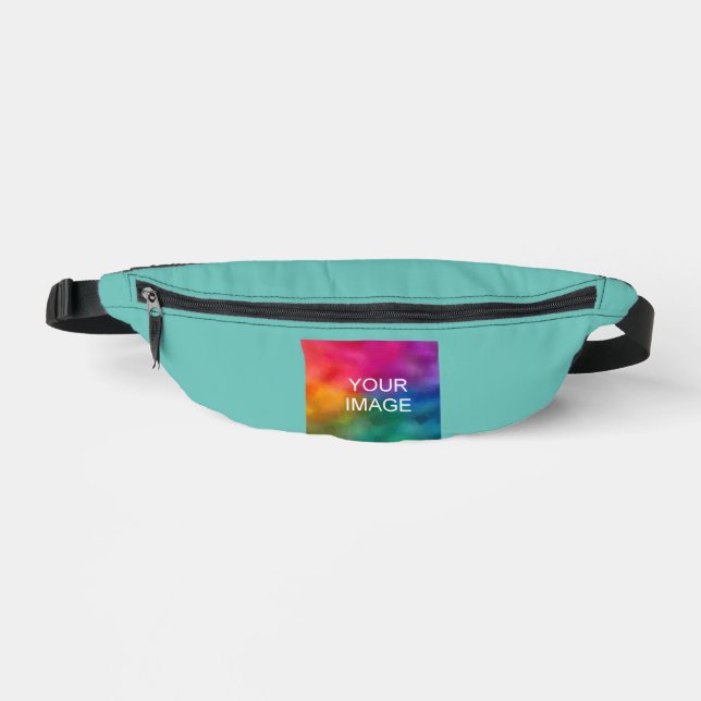 Custom Modern Elegant Simple Template Upload Image Fanny Pack (Front)
