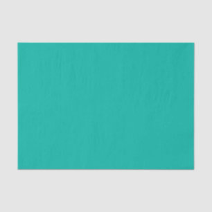 Custom Modern Elegant Teal Blue Green Solid Colour Tissue Paper