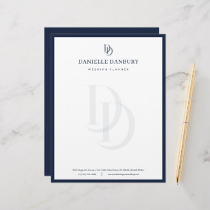 Custom Modern Elegant Wedding Planner Letterhead