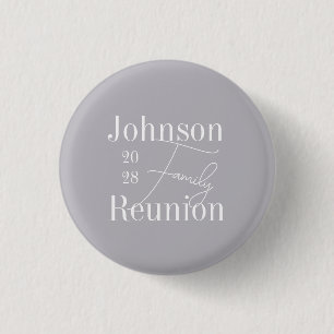 Custom Modern Family Reunion Keepsake 1 Inch Round Button