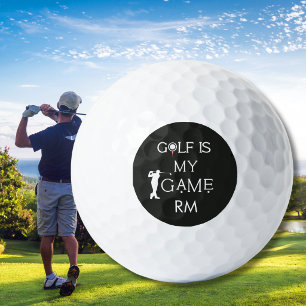 *Custom Modern Golf is My Game Personalized Balls