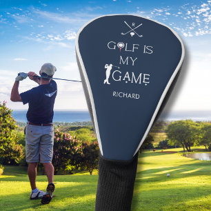 Custom Modern Golf is My Game Personalized Head Cover