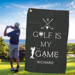 *Custom Modern Golf is My Game Personalized Towel