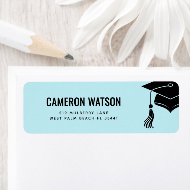 Custom Modern Grad Hat and Tassel Graduation (En situation)