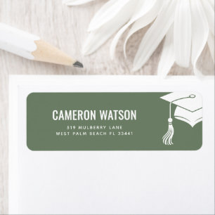 Custom Modern Grad Hat and Tassel Graduation
