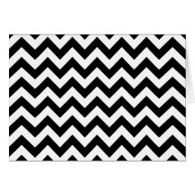 Custom Modern Large Black and White Chevrons