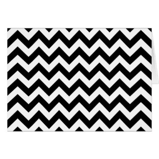 Custom Modern Large Black and White Chevrons