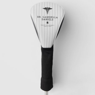 Custom Modern Medical School Doctor Graduation Golf Head Cover