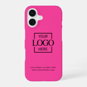 Custom Modern Minimalist Logo Business Branding iP iPhone 16 Case