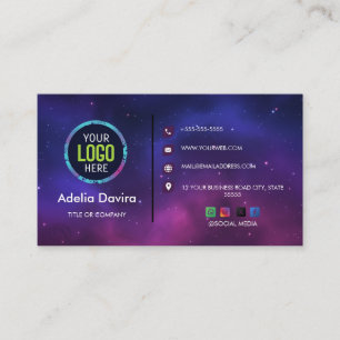 Custom Modern Minimalist Logo for Social Media &  Business Card