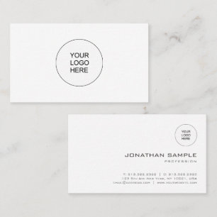 Custom Modern Minimalist Template Professional Business Card