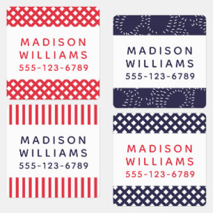 Custom Modern Personalized Name Clothing Iron On