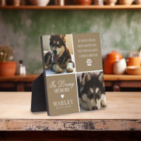 Custom Modern Pet Memorial Photo