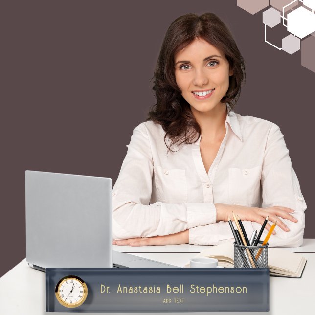 Custom Modern PhD Doctorate Graduation Gift Nameplate (Creator Uploaded)