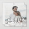 Custom Modern Photo Save the Date