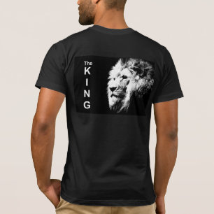 Custom Modern Pop Art Lion Head Elegant Men's T-Shirt