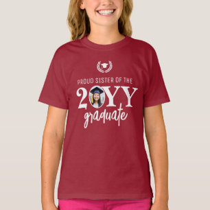 Custom Modern Proud Family of the Graduate T-Shirt