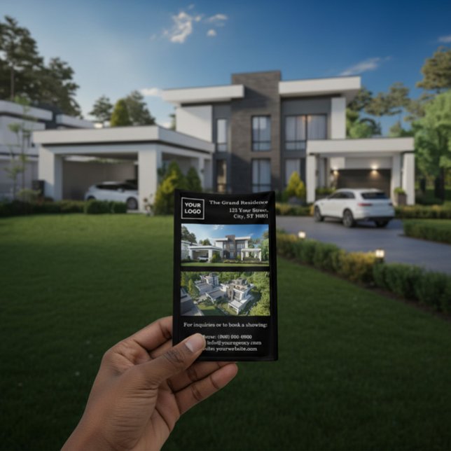 Custom Modern Real Estate Flyer with QR Code (Creator Uploaded)