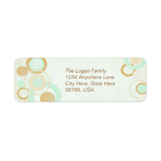 Custom Modern Return Address Labels