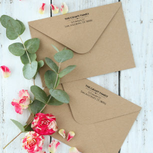 Custom Modern Return Address Self-inking Stamp