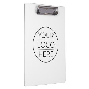 Custom Modern Round Business Logo Clipboard
