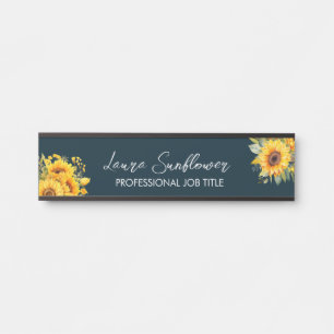 Custom Modern Rustic Creative Office Door Sign