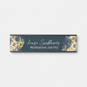 Custom Modern Rustic Creative Office Door Sign