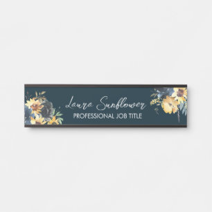 Custom Modern Rustic Creative Office Door Sign