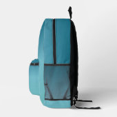 Custom Modern Simple Monogram Printed Backpack | Zazzle