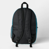 Custom Modern Simple Monogram Printed Backpack | Zazzle